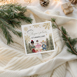 Serviette En Papier Sugar Plum Nutcracker Party Napkin