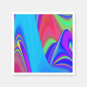 Serviette En Papier Summerfeel, Rainbowart 3D Abstrait