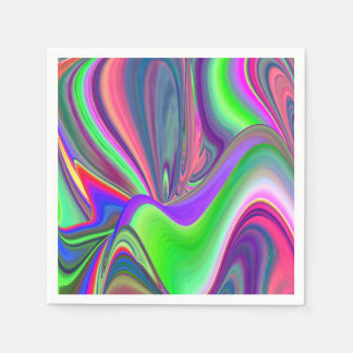Serviette En Papier Summerfeel, Rainbowart 3D Abstrait