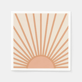 Serviette En Papier Sun Sunrise Earth