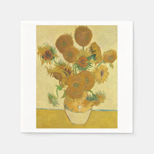 Serviette En Papier Sunflowers 1888 par Vincent van Gogh
