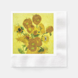 Serviette En Papier Sunflowers Vincent van Gogh
