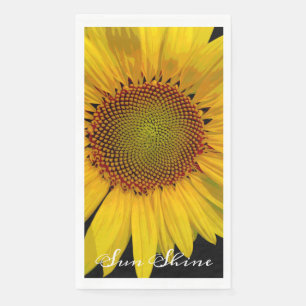 SERVIETTE EN PAPIER SUNLOWER SUNSHINE PHOTO PAPIER SERVIETTE D'HÔTE