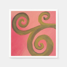 Serviette En Papier Sunset Swirl