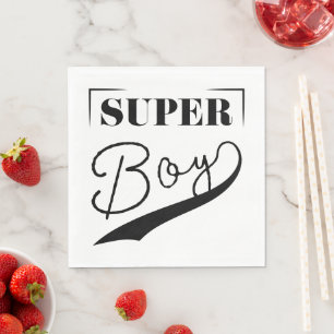 Serviette En Papier Super Boy