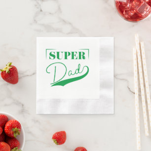 Serviette En Papier Super papa