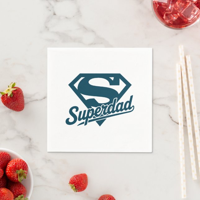 Serviette En Papier Super papa jamais (En situation)