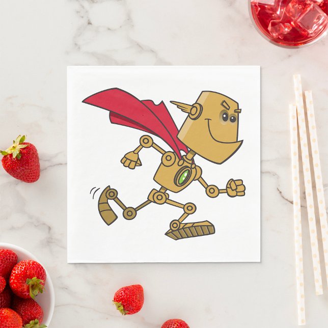 Serviette En Papier Super Robot (Créateur téléchargé)