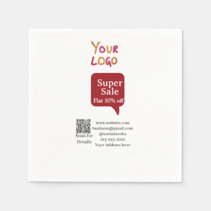 Serviette En Papier super vente affaires rabais scannez le code QR dét