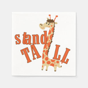 Serviette En Papier Support de girafe grand