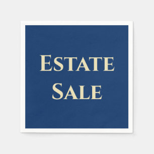 Serviette En Papier Support de vente immobilier classique