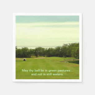 Serviette En Papier Sur le fairway