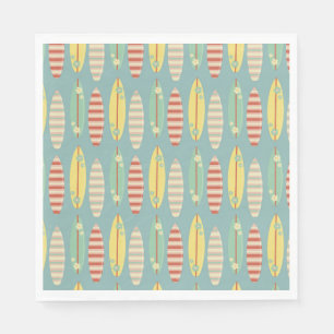 Serviette En Papier Surf Surf été planches été Anniversaire été