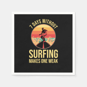 Serviette En Papier Surfer