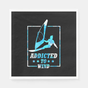 Serviette En Papier Surfer Addicité Au Vent