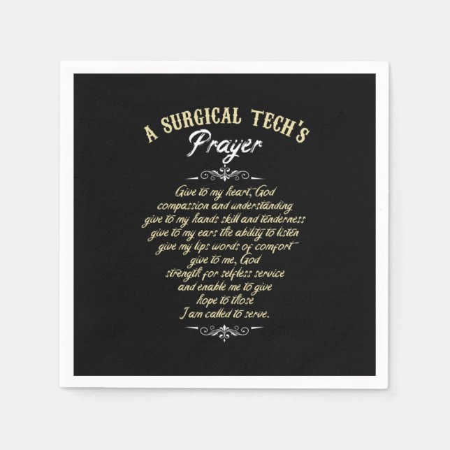 Serviette En Papier Surgeon Medical Venin Surgica (Devant)