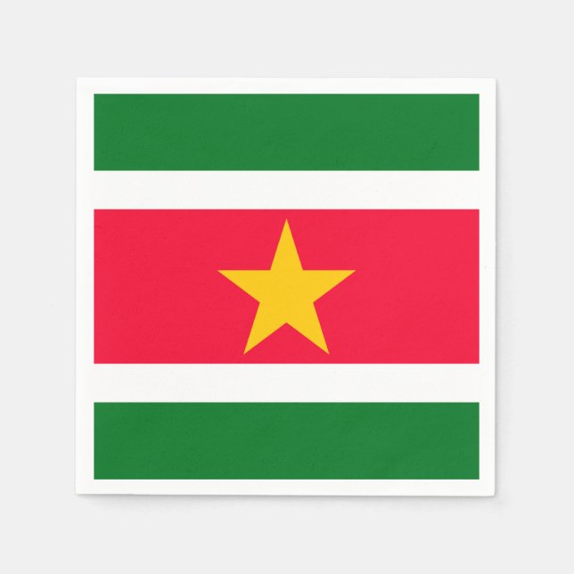 Serviette En Papier Suriname (Devant)