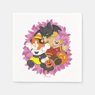 Serviette En Papier Surprise d'animaux familiers de Webkinz Halloween