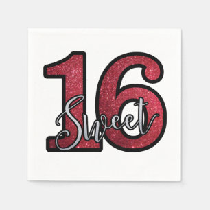 Serviette En Papier Sweet 16