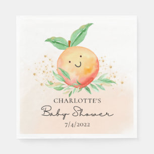 Serviette En Papier Sweet Little Peach C'est une fille