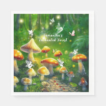 Sweet sixteen Enchantée Forêt Champignons Fées