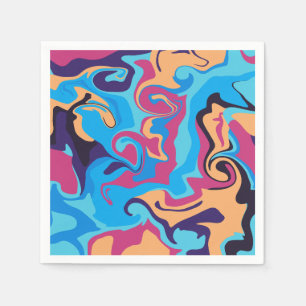 Serviette En Papier Swirl moderne