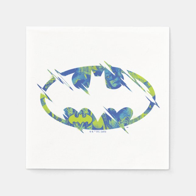 Serviette En Papier Symbole Batman Électrique (Devant)
