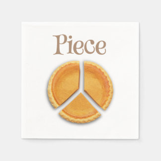 Serviette En Papier symbole de la paix "Tarte"