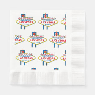 Serviette En Papier Symbole de Las Vegas
