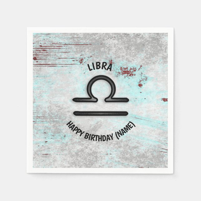 Serviette En Papier Symbole Horoscope Librairie Astrologie Zodiac Anni (Devant)