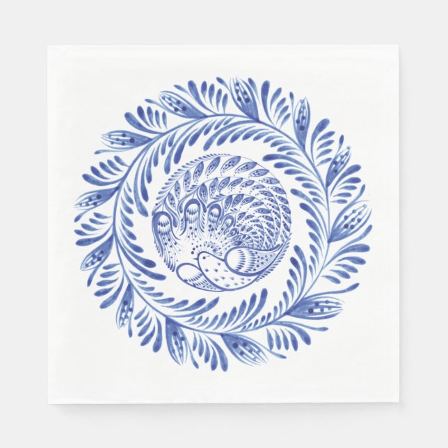 Serviette En Papier Symbole populaire ukrainien (Devant)