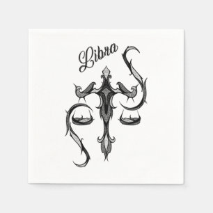 Serviette En Papier SYMBOLE Zodiaque Libra