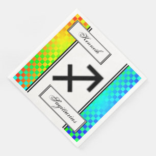 Serviette En Papier Symbole zodiaque Sagittarius Stand par Kenneth Yon