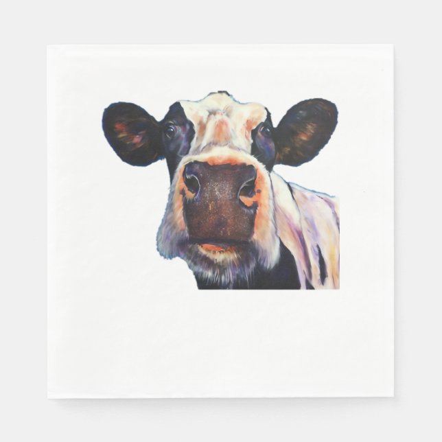 Serviette En Papier T-shirt classique de la vache sainte (Devant)