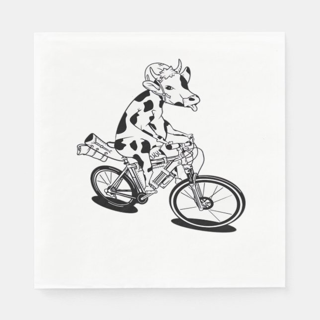 Serviette En Papier T-shirt classique pour vache (Devant)