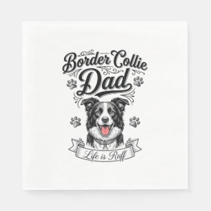 Serviette En Papier T-shirt de chien de conception de gravure vintage 