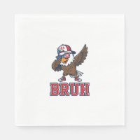 T-Shirt Dessin de gravure vintage de l'aigle patri