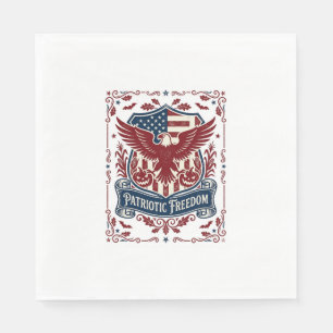 Serviette En Papier T-shirt graphique vectoriel d'Halloween patriotiqu