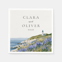 Table de mariage Granite Maine Coast Lupine Headla