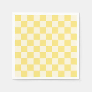 Serviette En Papier Tableau de bord jaune