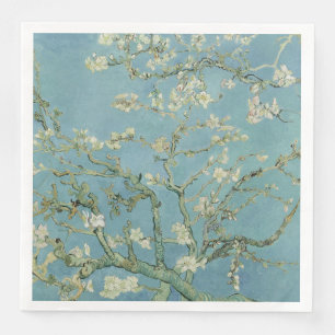 Serviette En Papier Tableau des fleurs d'amandes de Van Gogh
