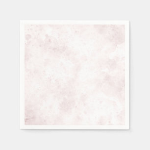 Serviette En Papier Tache d'aquarelle rose rose Mariage Glam moderne
