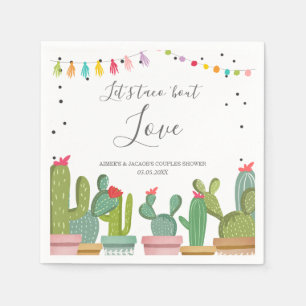 Serviette En Papier Taco Amour Fiesta Serviettes pour Enterrement de V
