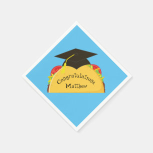 Serviette En Papier Taco Fiesta Graduation Party Mexicaine