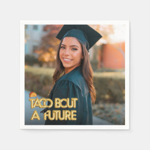 Serviette En Papier Taco Party Graduation Photo Napkins