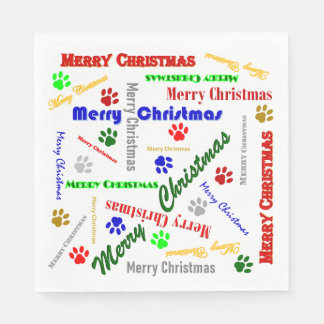 Serviette En Papier Taille standard Papier de Noël Déjeuner Napkin
