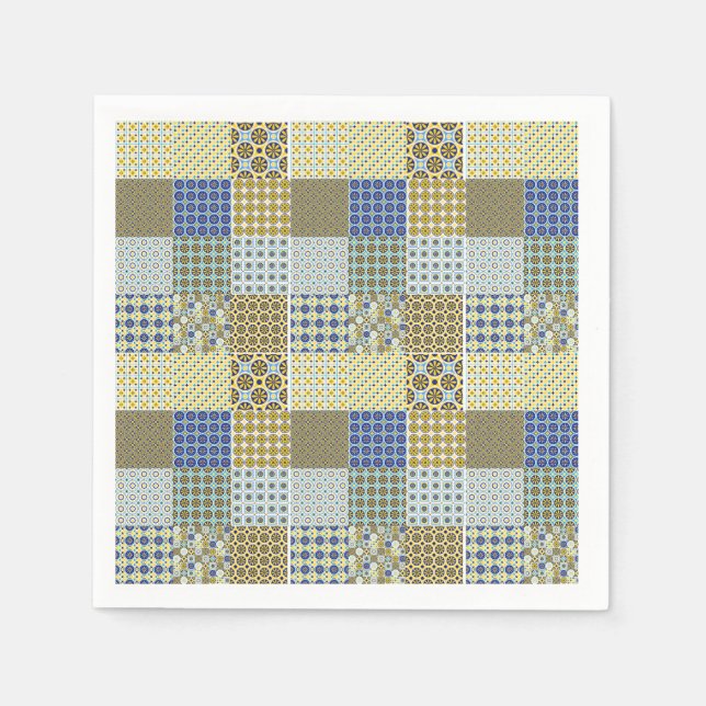 Serviette En Papier Talavera Azulejo (Devant)