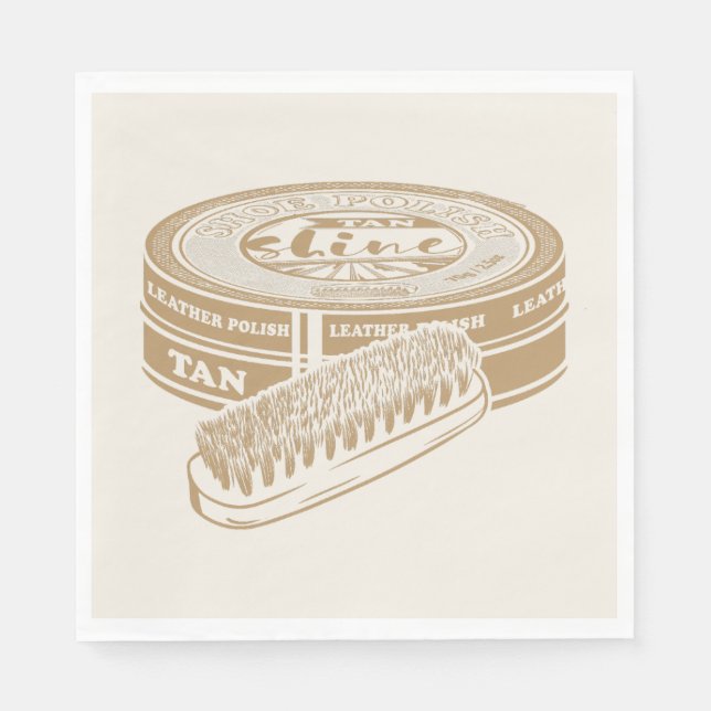 Serviette En Papier Tan shoepoly (Devant)