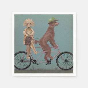 Serviette En Papier Tandem de caniche