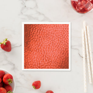 Serviette En Papier Tangerine Dartk Faux Cuir